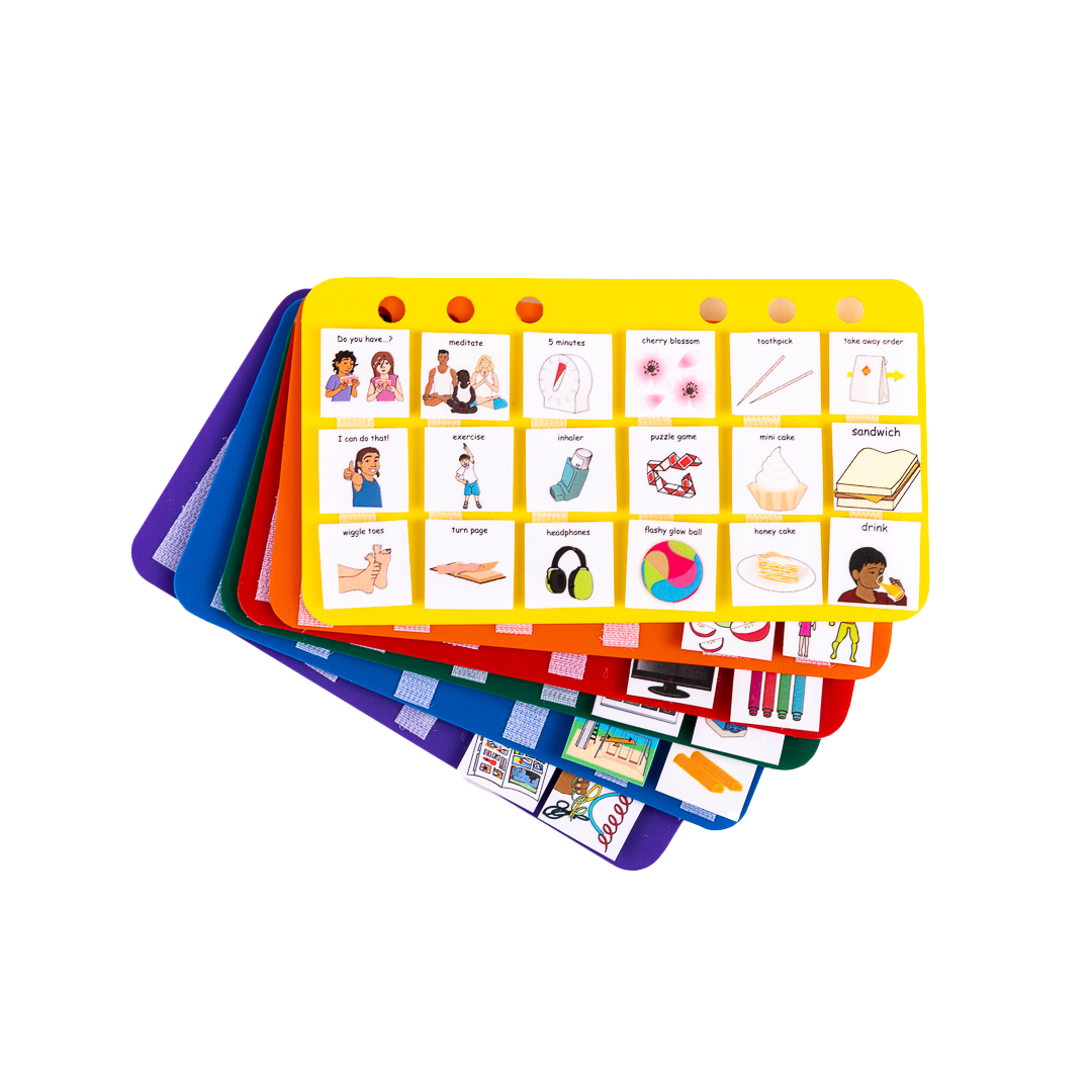 Small Non Tabbed Insert Pages Set of 6 w Images-2704 Insert Pages
