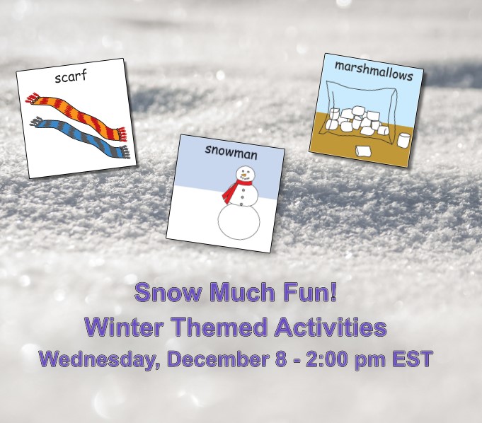 Snow Much Fun - Winter Themed Activities on Facebook Live!