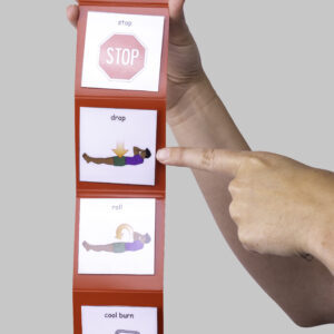 Visual steps for fire safety