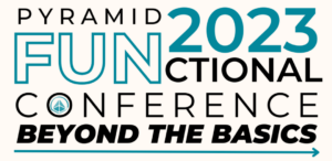 Logo for Pyramid 2023 FUNctional conference.